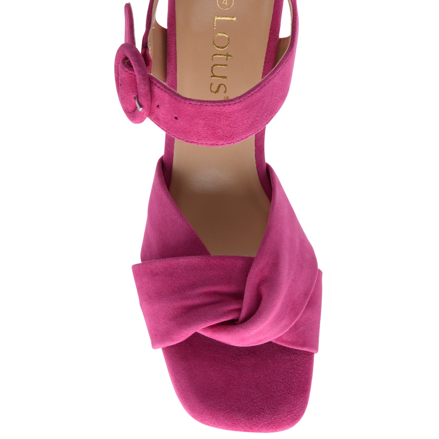 Lotus Maria Pink Suede Shoe