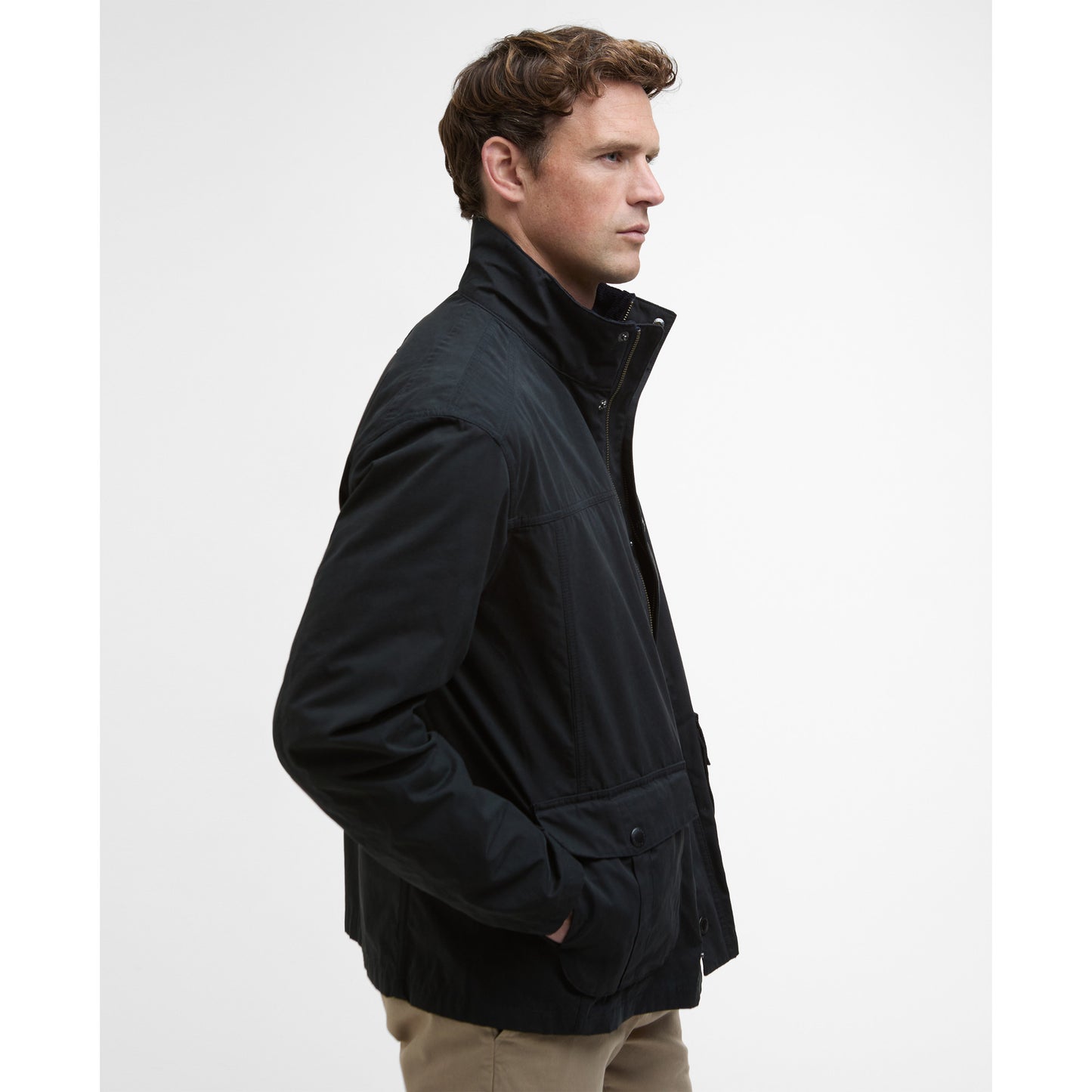 Barbour Sander Casual Navy Jacket