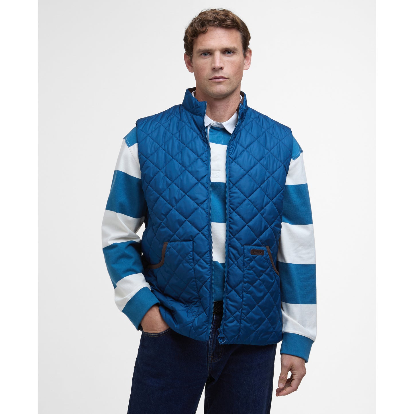Barbour Chesterwood Dark/Petrol/River Birch Gilet