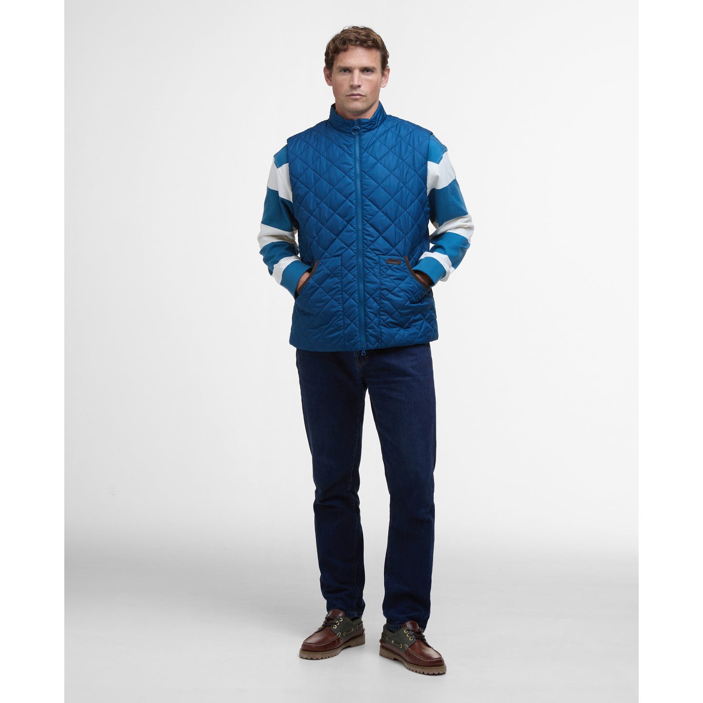 Barbour Chesterwood Dark/Petrol/River Birch Gilet