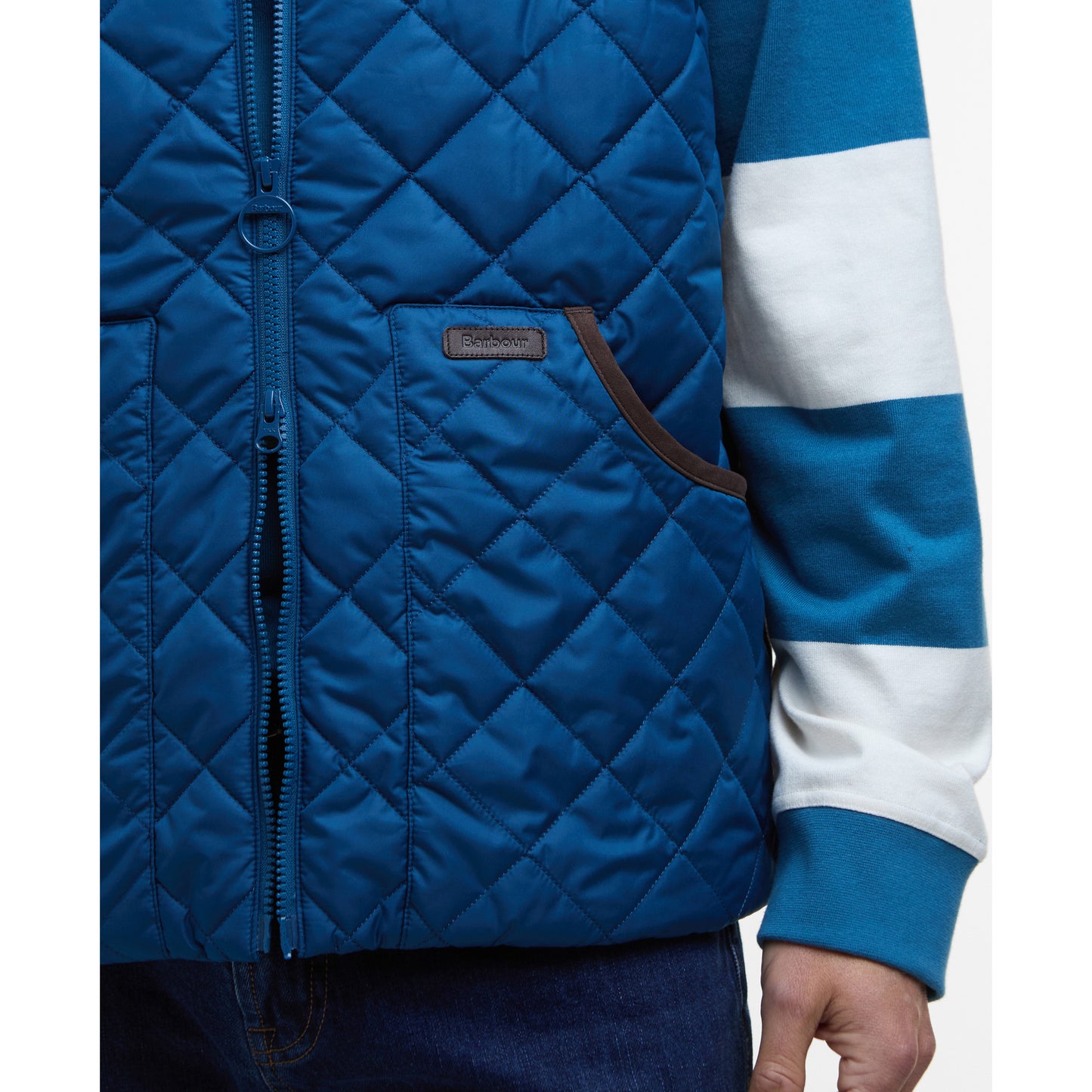 Barbour Chesterwood Dark/Petrol/River Birch Gilet