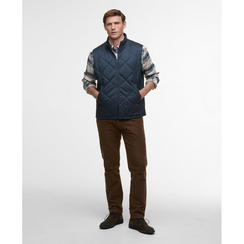 Barbour Winter Finn Navy Gilet