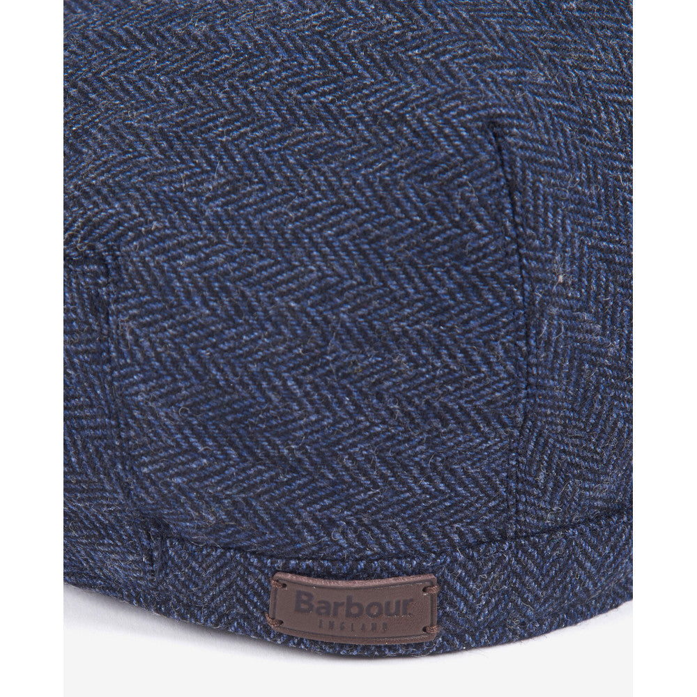 Barbour Barlow Navy Flat Cap