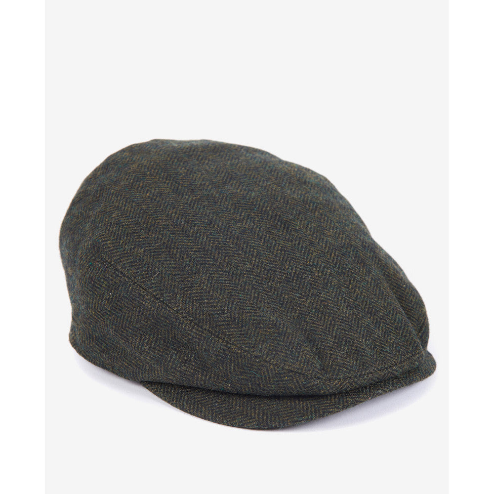 Barbour Barlow Olive Flat Cap