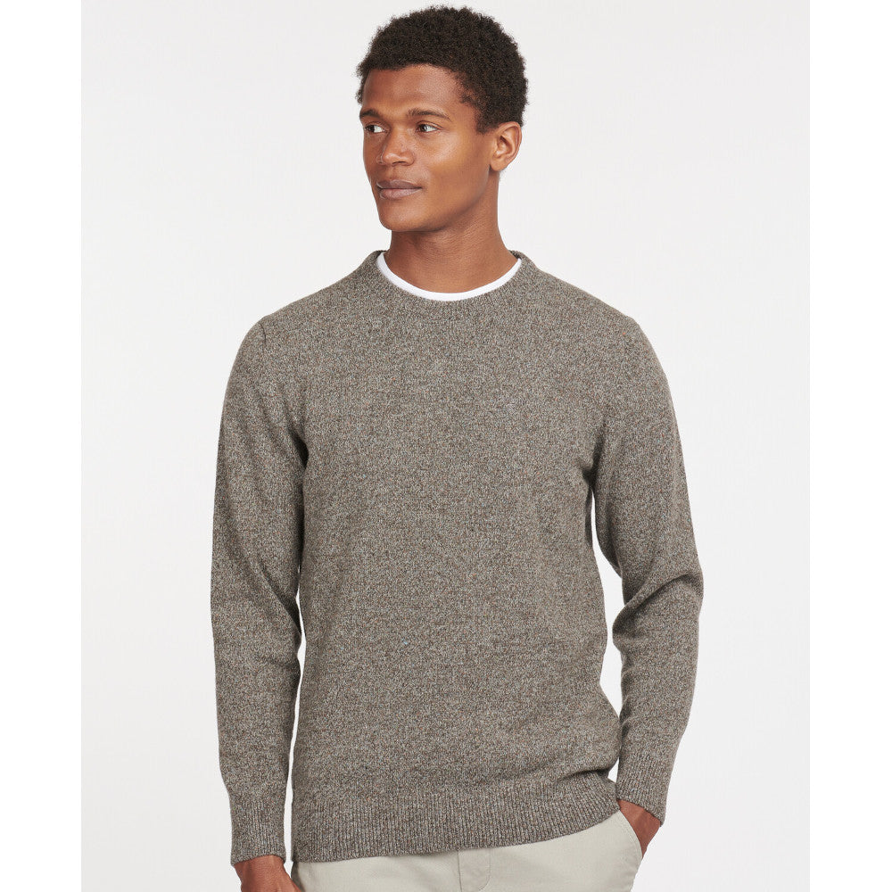 Barbour Essential Tisbury Fog Crew Neck Jumper