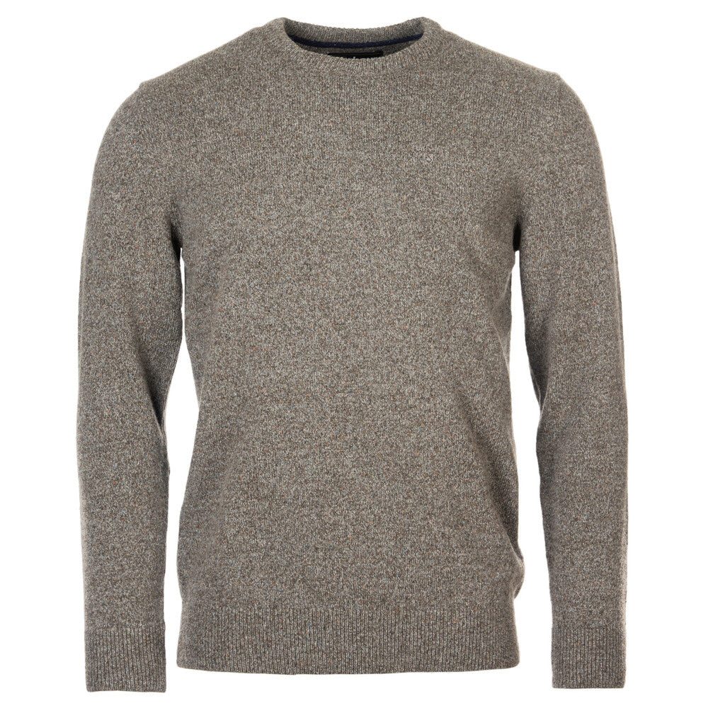 Barbour Essential Tisbury Fog Crew Neck Jumper