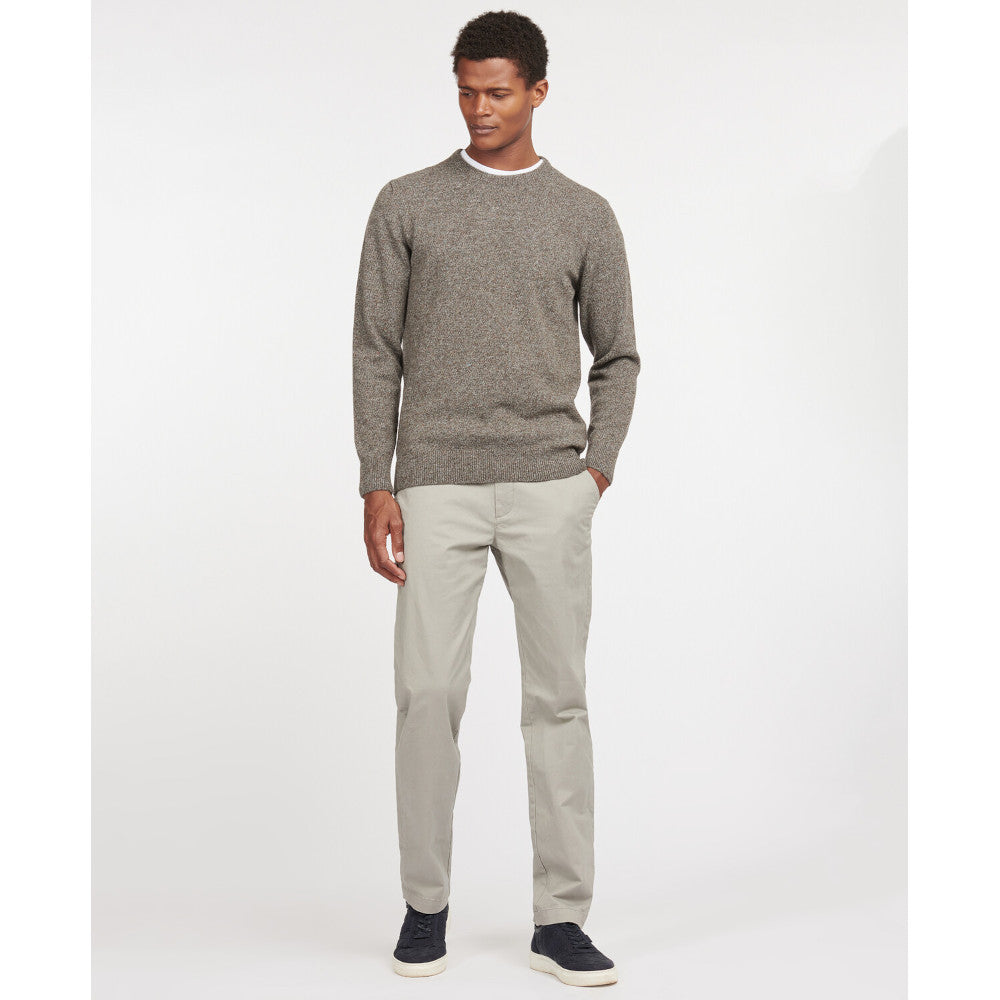 Barbour Essential Tisbury Fog Crew Neck Jumper