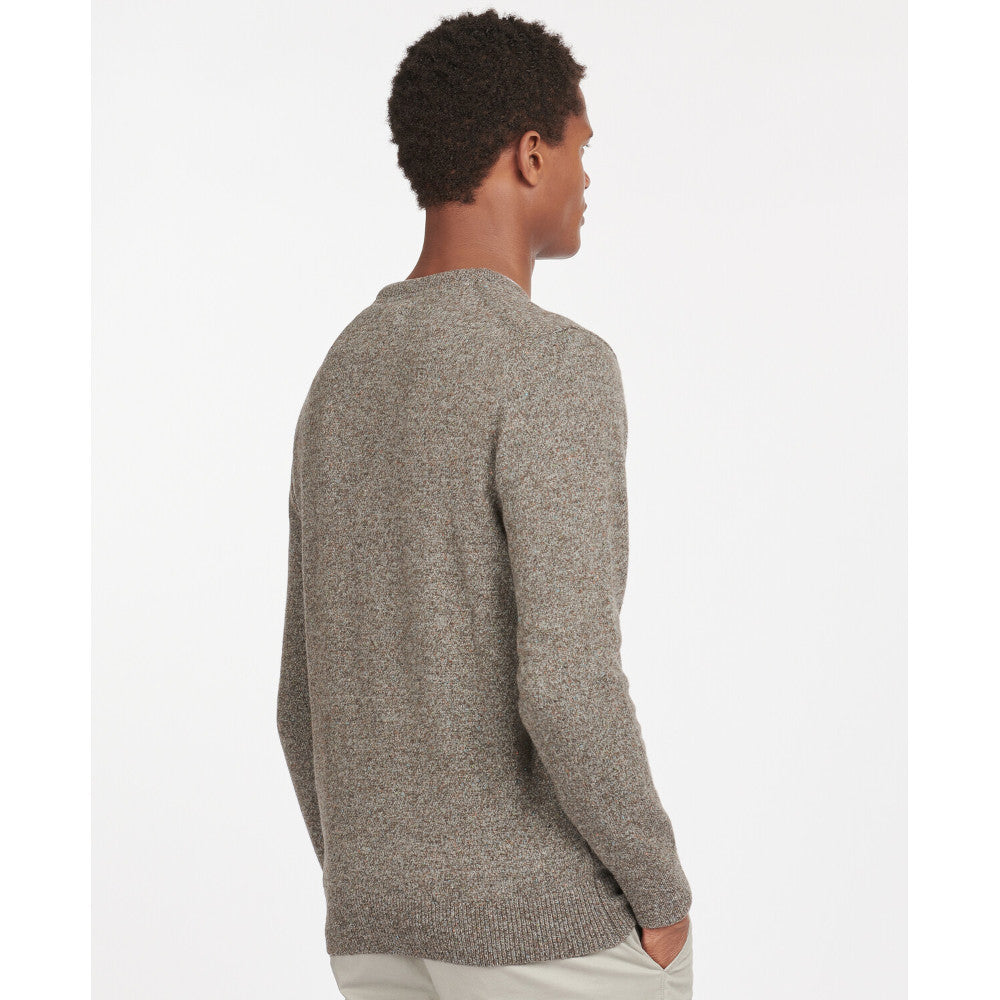 Barbour Essential Tisbury Fog Crew Neck Jumper