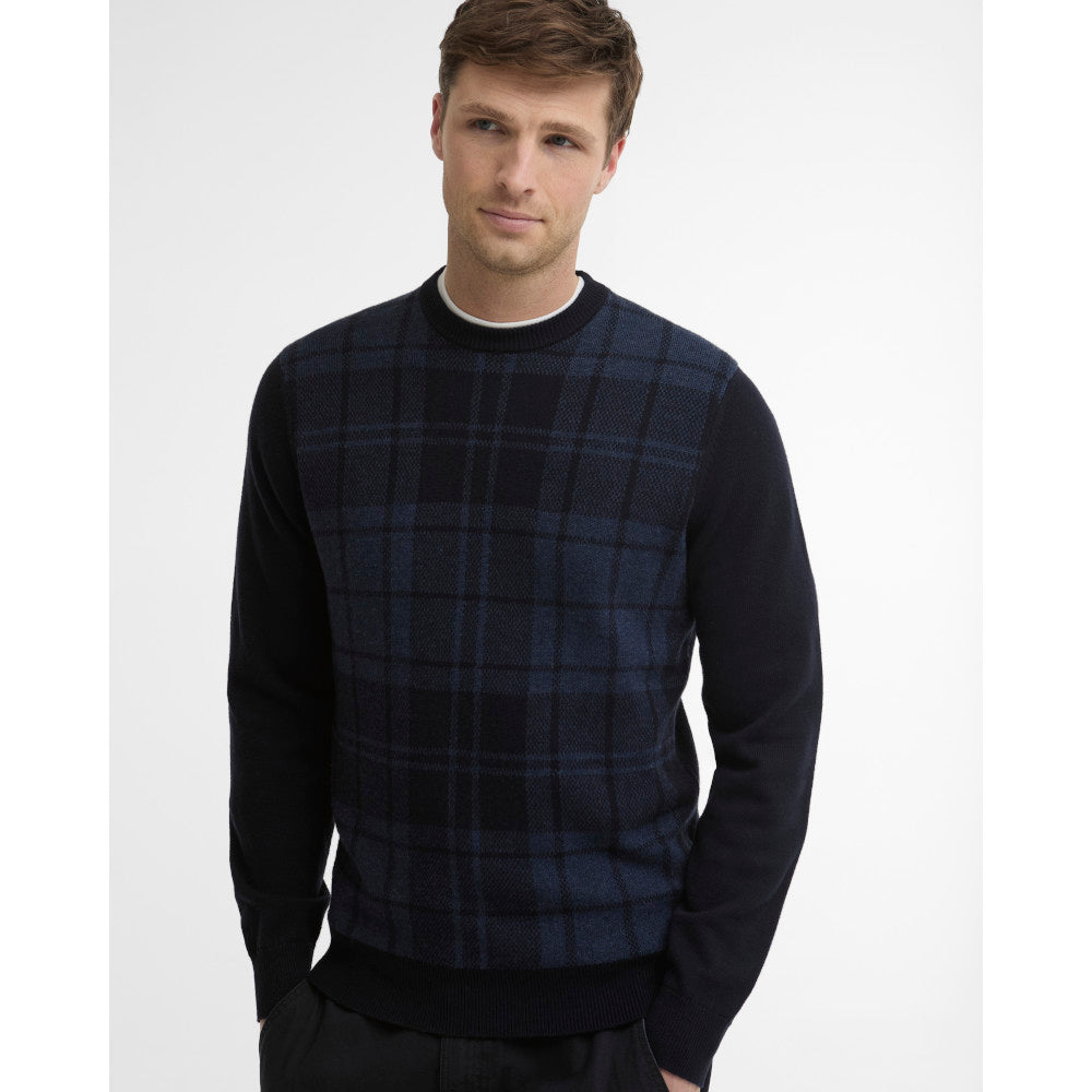 Barbour Mineral Navy Tartan Crew