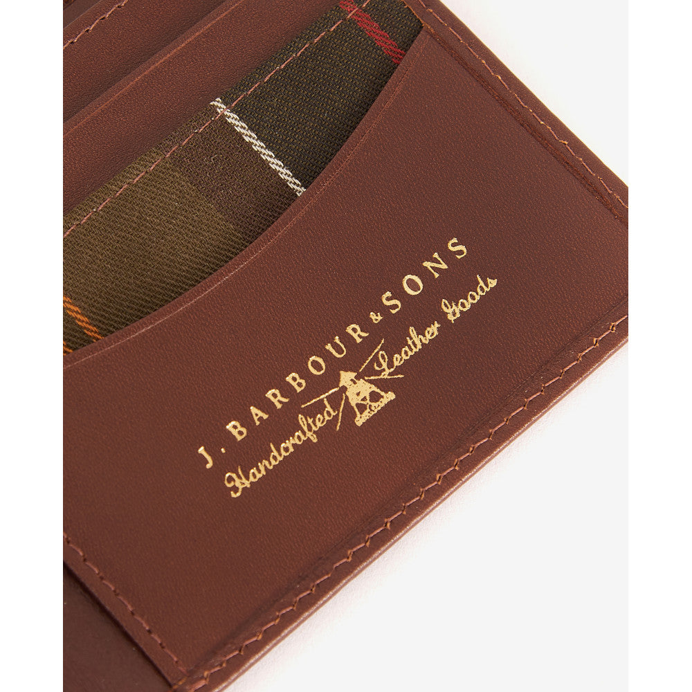 Barbour Colwell Brown/Classic Leather Billfold Wallet