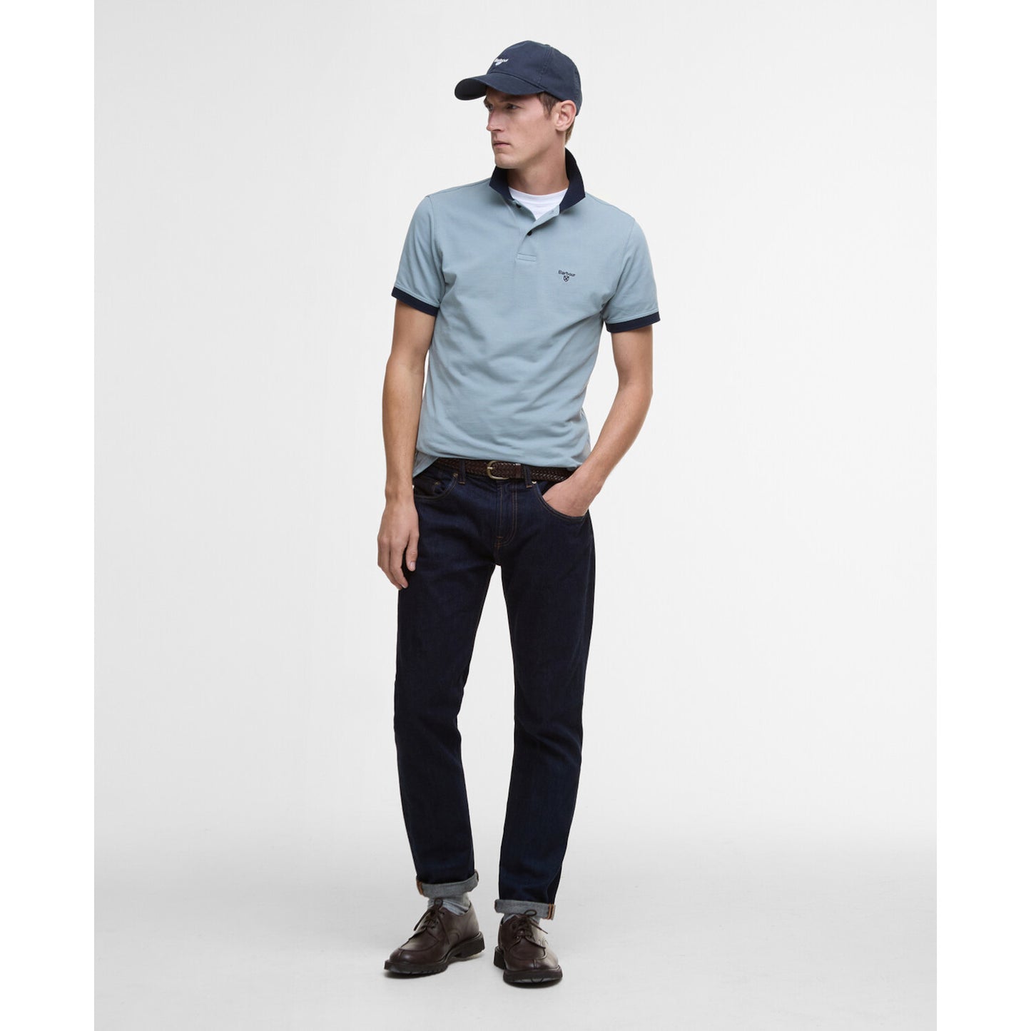 Barbour Lynmouth Lead Tipped Tailored Fit Polo Shirt