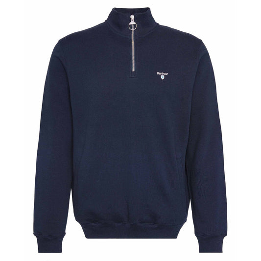 Barbour Beckhill Navy Half Zip Sweatshirt