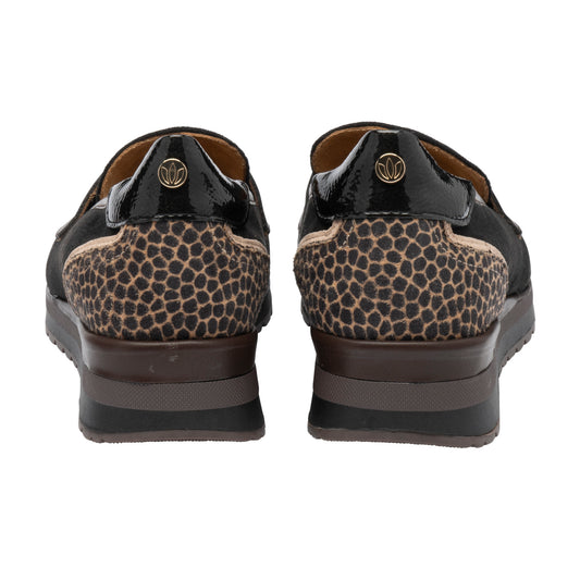 Lotus Montana Black/Brown Shoes