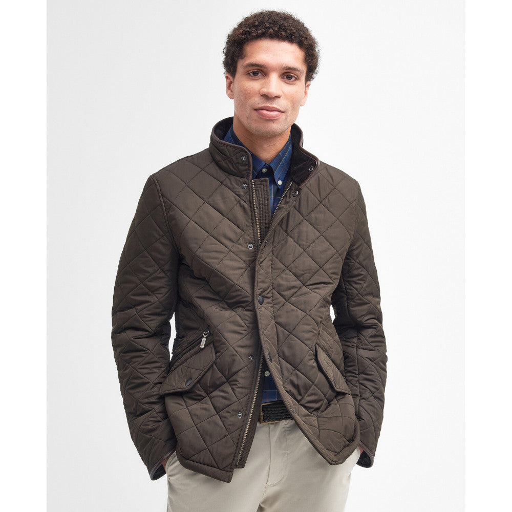 Barbour Powell Olive Quilted Jacket