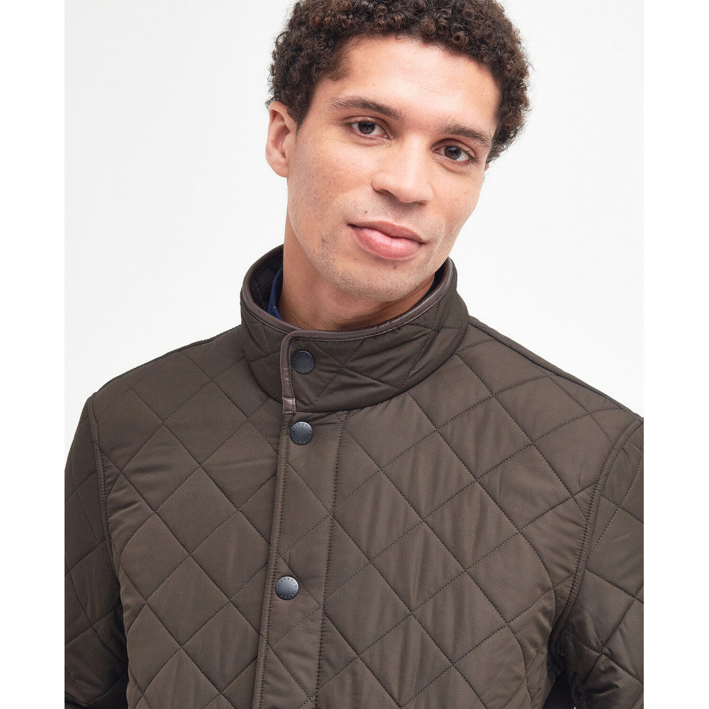 Barbour Powell Olive Quilted Jacket