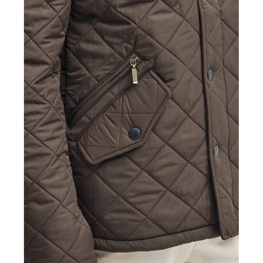 Barbour Powell Olive Quilted Jacket