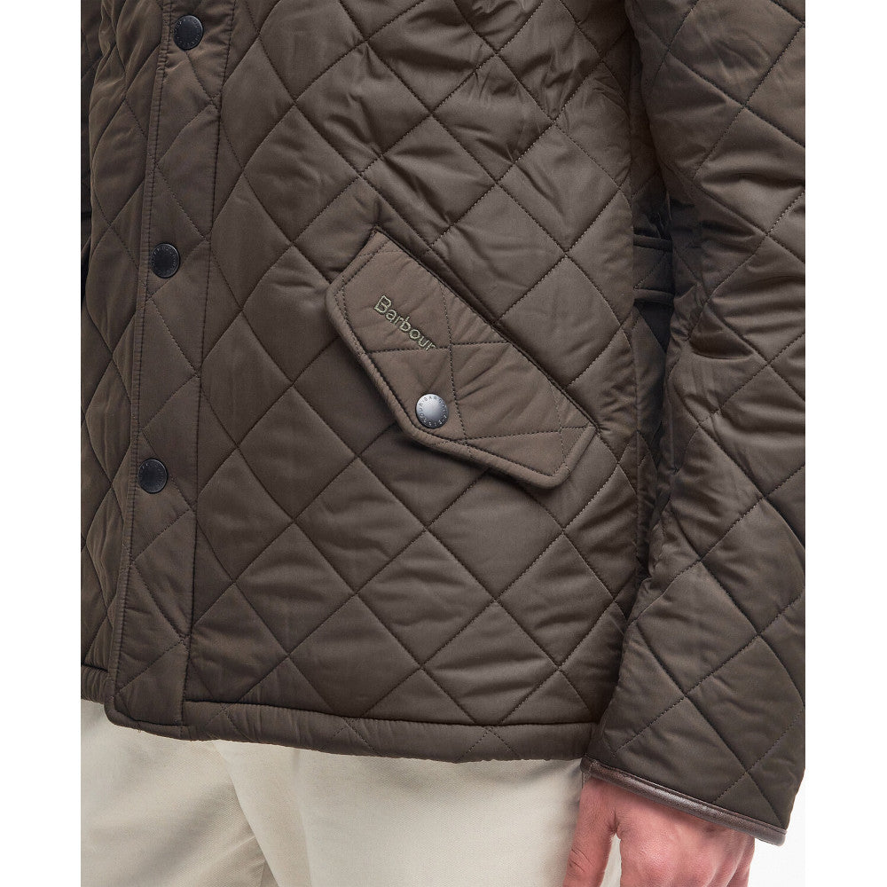 Barbour Powell Olive Quilted Jacket