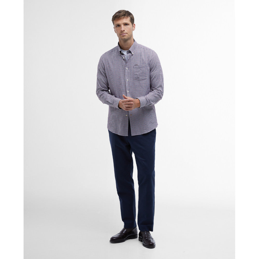 Barbour Padshaw Rich Red Tailored Shirt