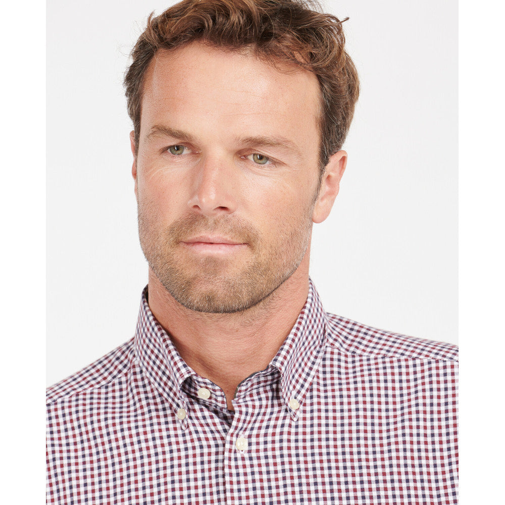 Barbour Padshaw Rich Red Tailored Shirt