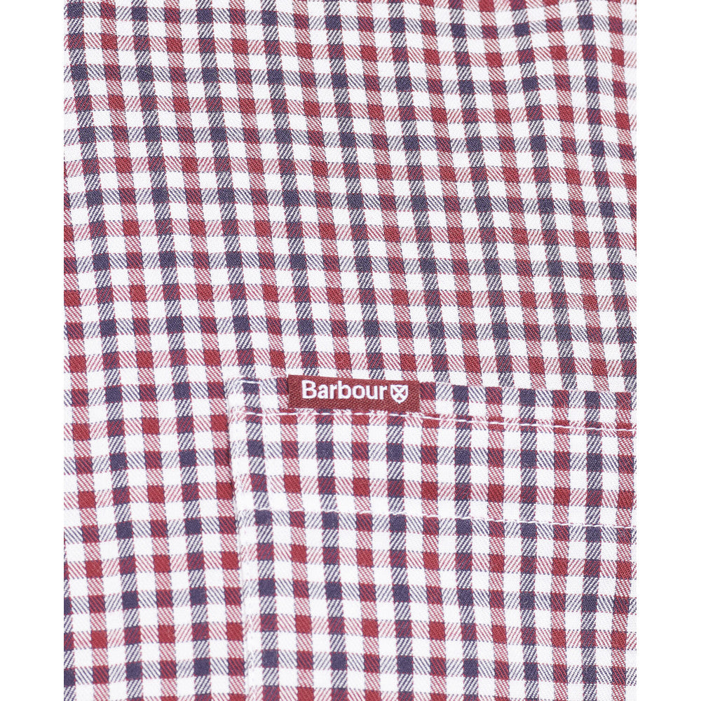 Barbour Padshaw Rich Red Tailored Shirt
