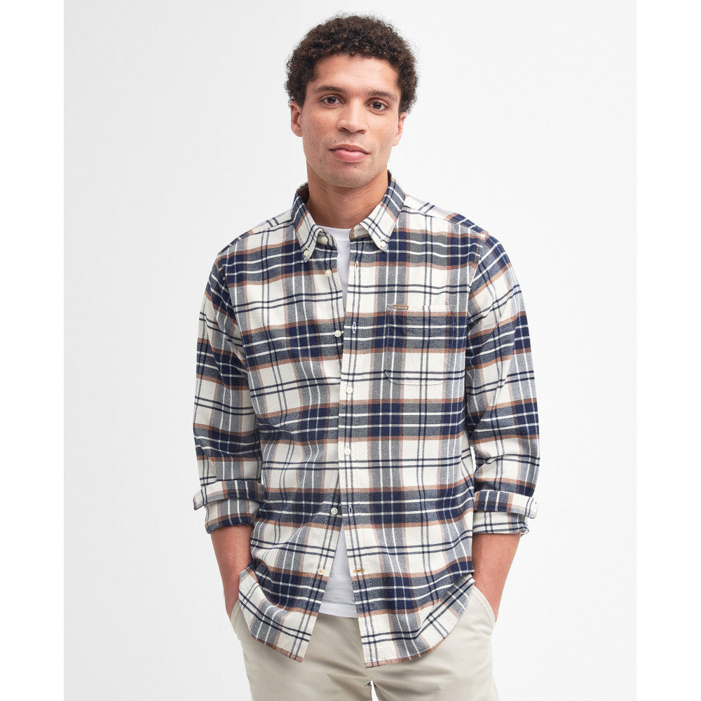 Barbour Portdown Ecru Tailored Shirt