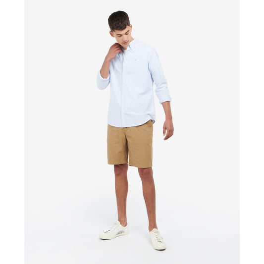 Barbour Oxton Sky Blue Striped Tailored Shirt
