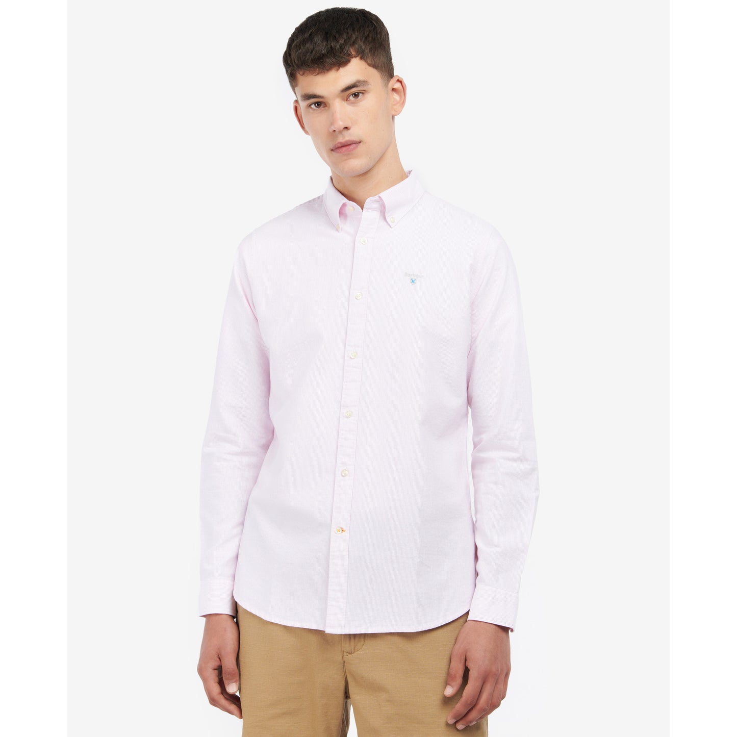 Barbour Oxton Pink Striped Tailored Shirt