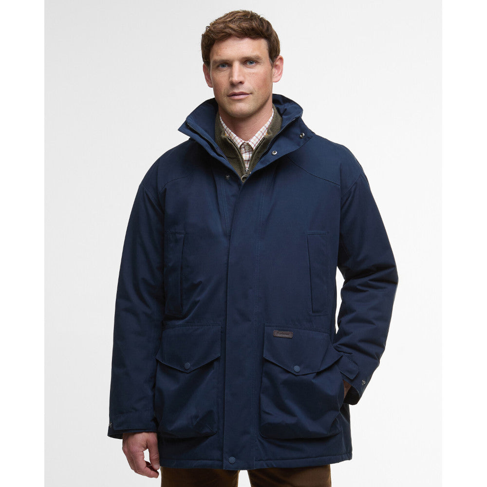Barbour Farlam Waterproof Navy Jacket