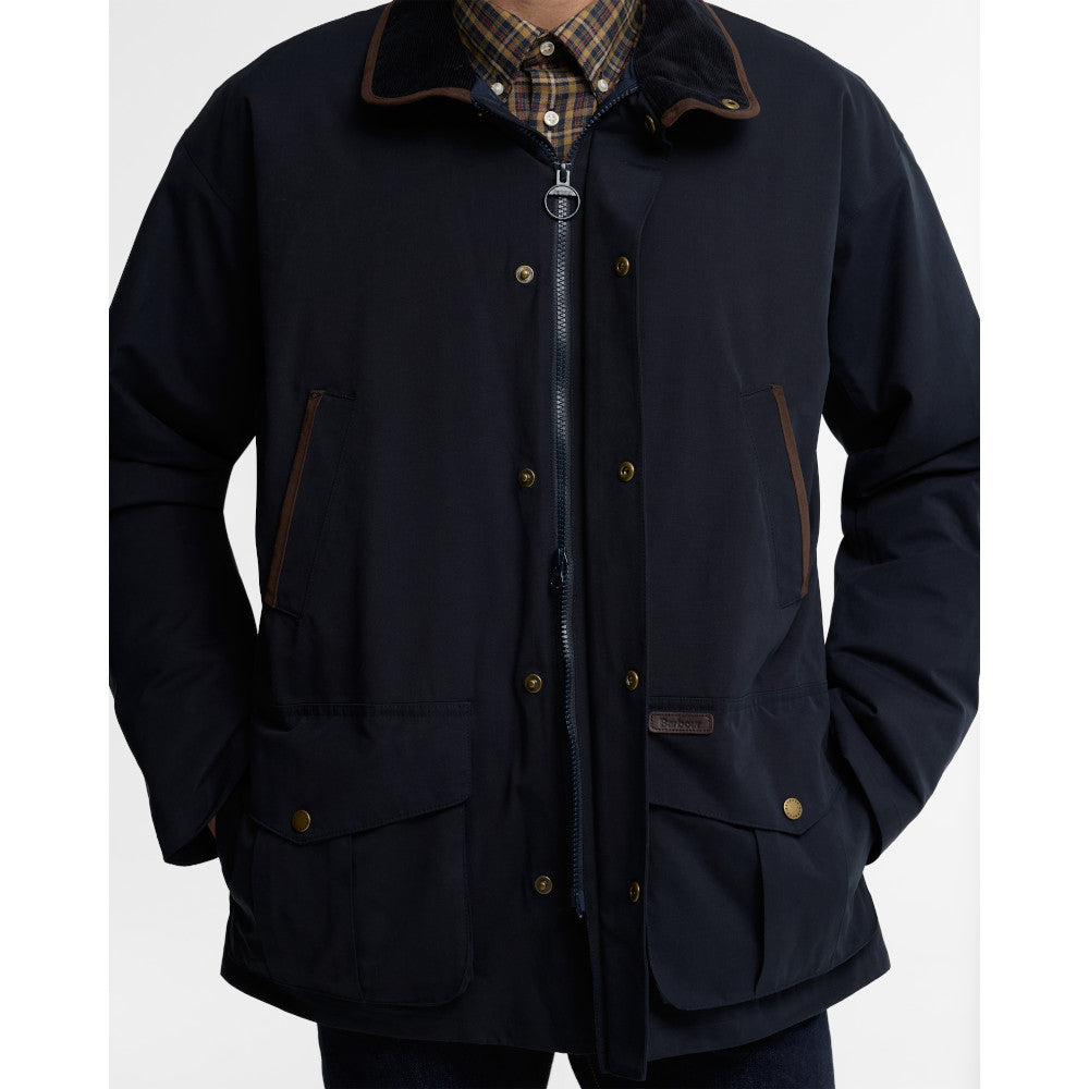 Barbour Bromfield Dark Navy Waterproof Jacket
