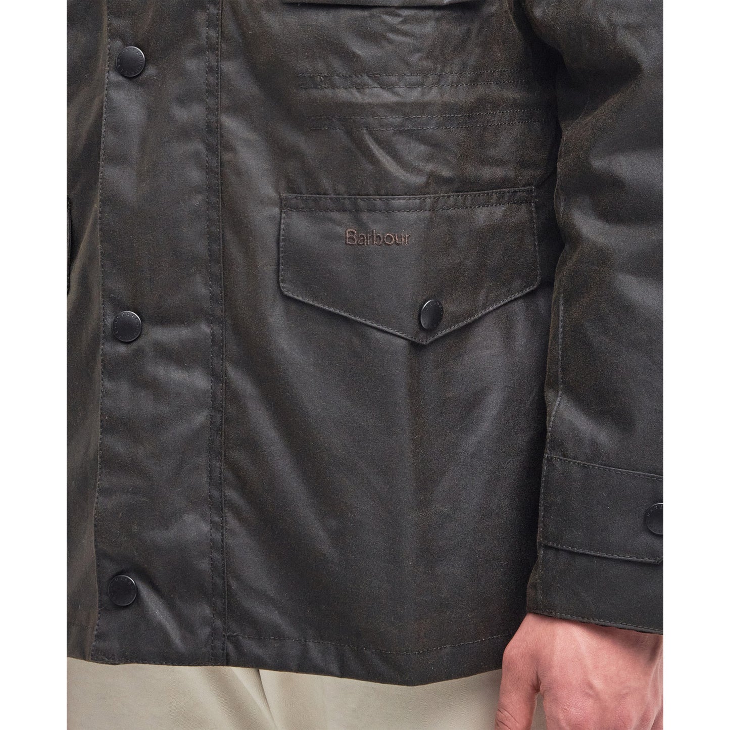 Barbour Sapper Olive Wax Jacket