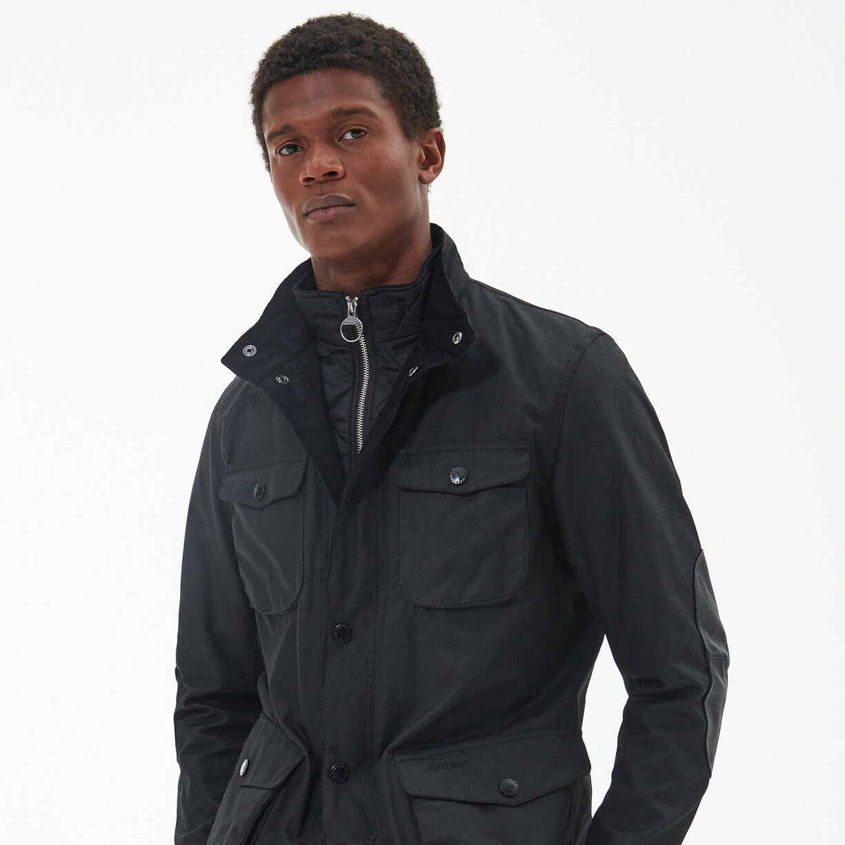 Barbour Ogston Wax Black Jacket