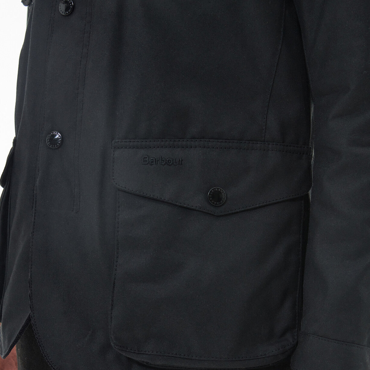 Barbour Ogston Wax Black Jacket