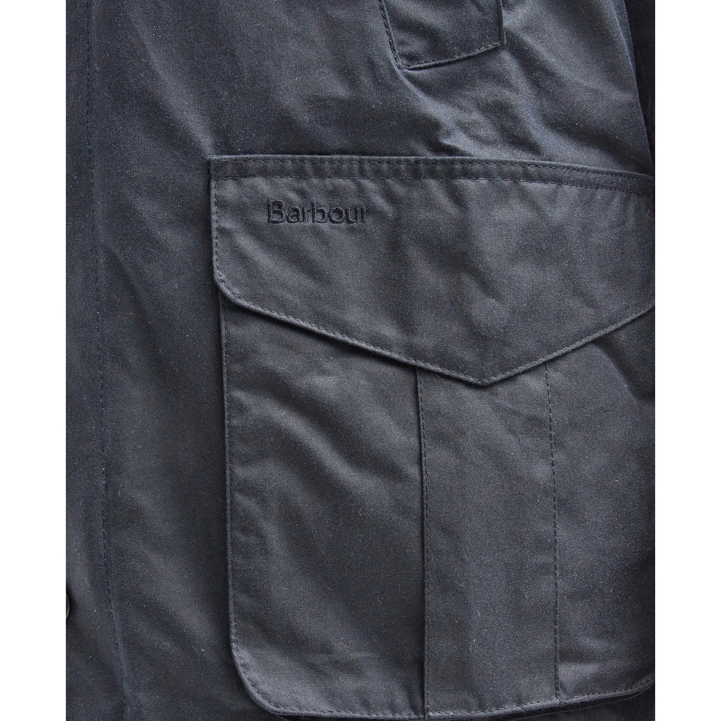 Barbour Hereford Navy Wax Jacket