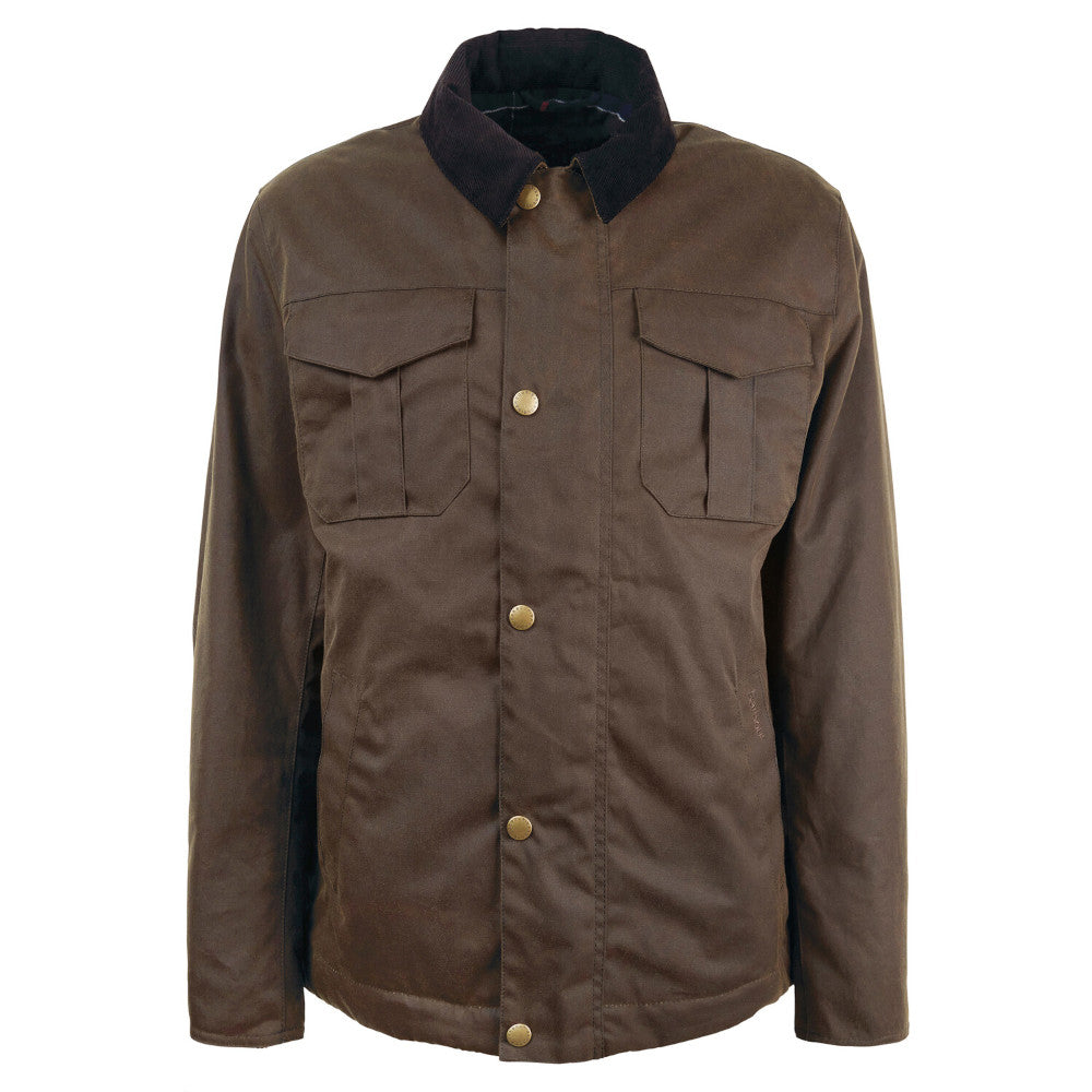 Barbour Spen Brown Wax Jacket