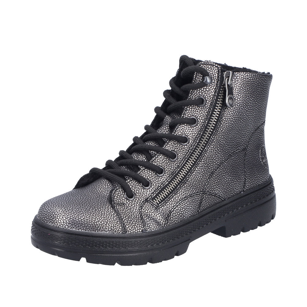 Rieker N0031-90 Antique Silver Boots