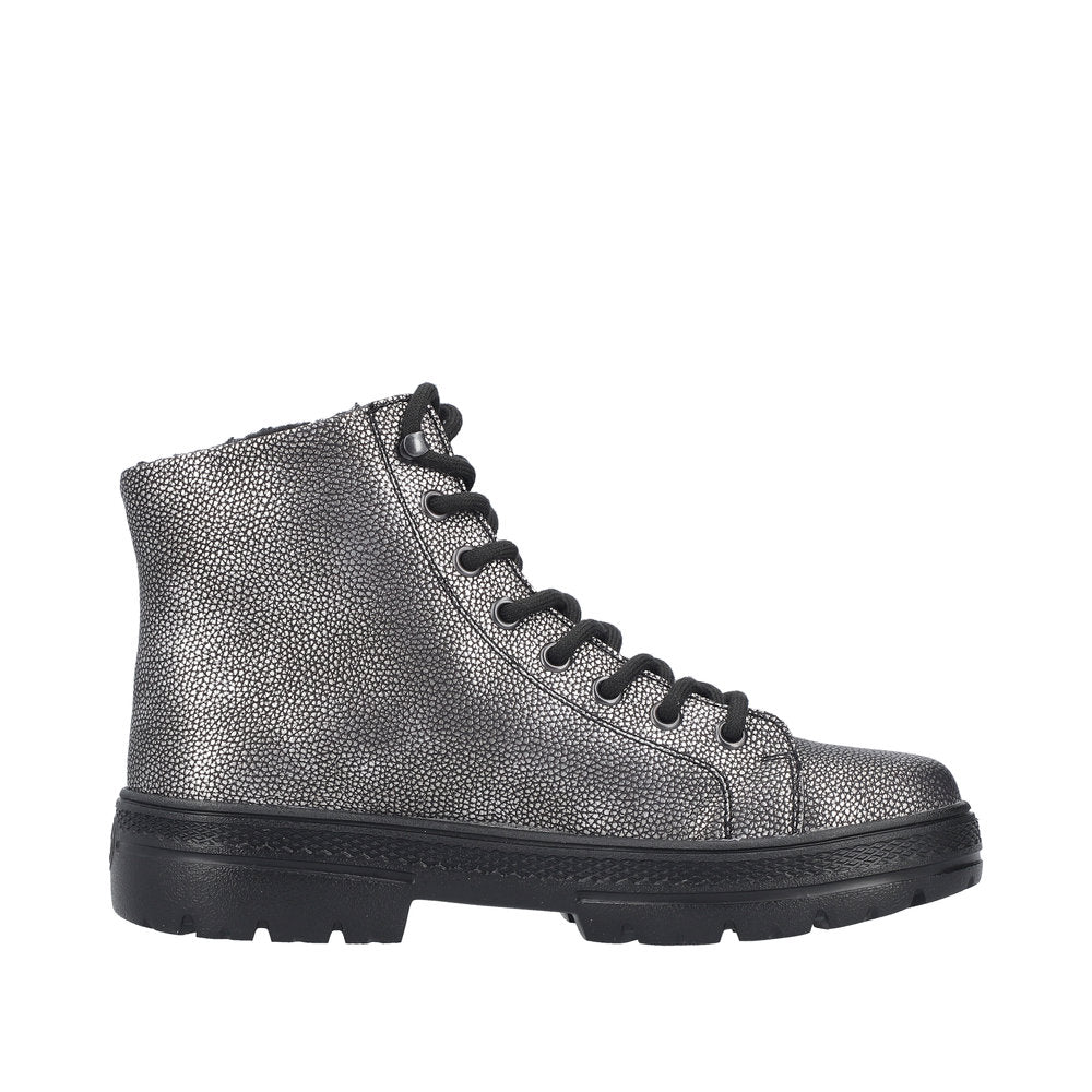 Rieker N0031-90 Antique Silver Boots