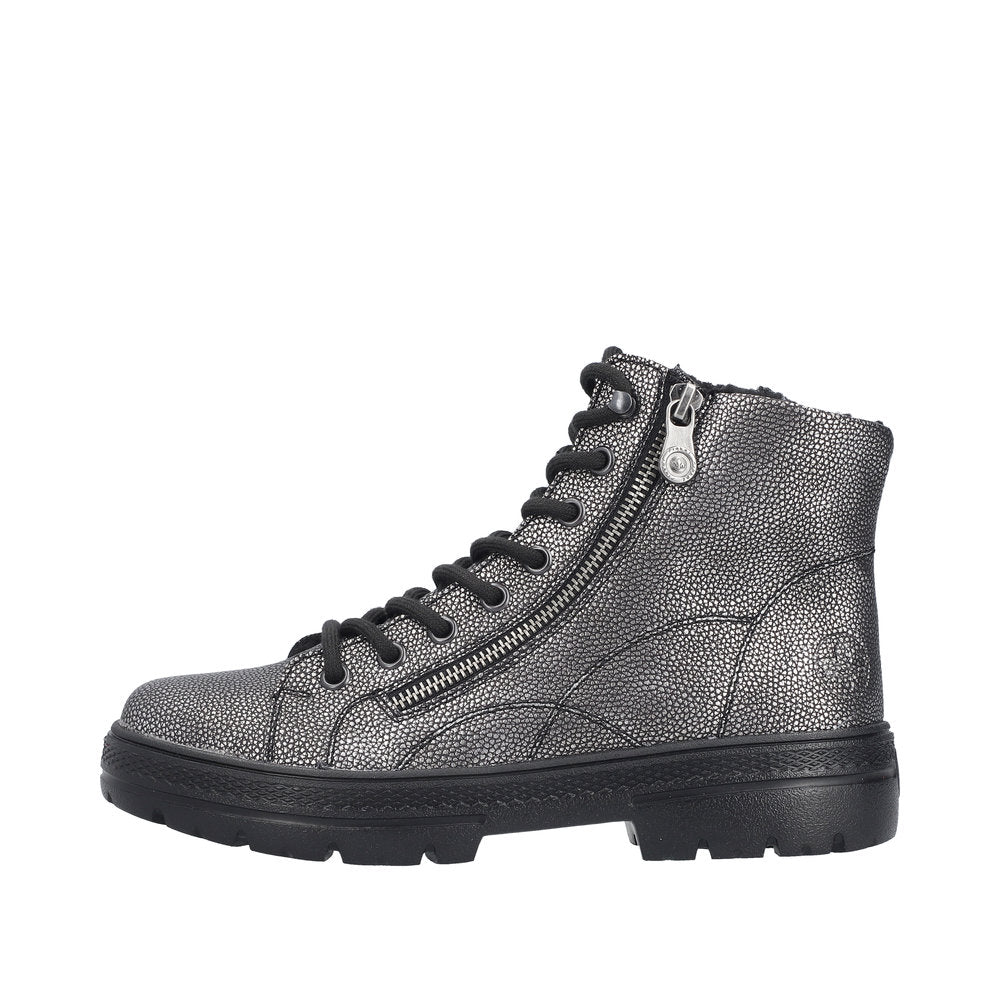 Rieker N0031-90 Antique Silver Boots