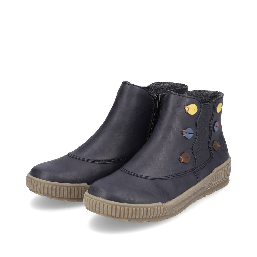 Rieker N0751-14 Maditta Blue Boots