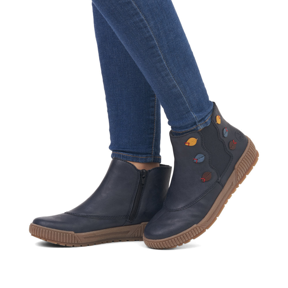 Rieker N0751-14 Maditta Blue Boots
