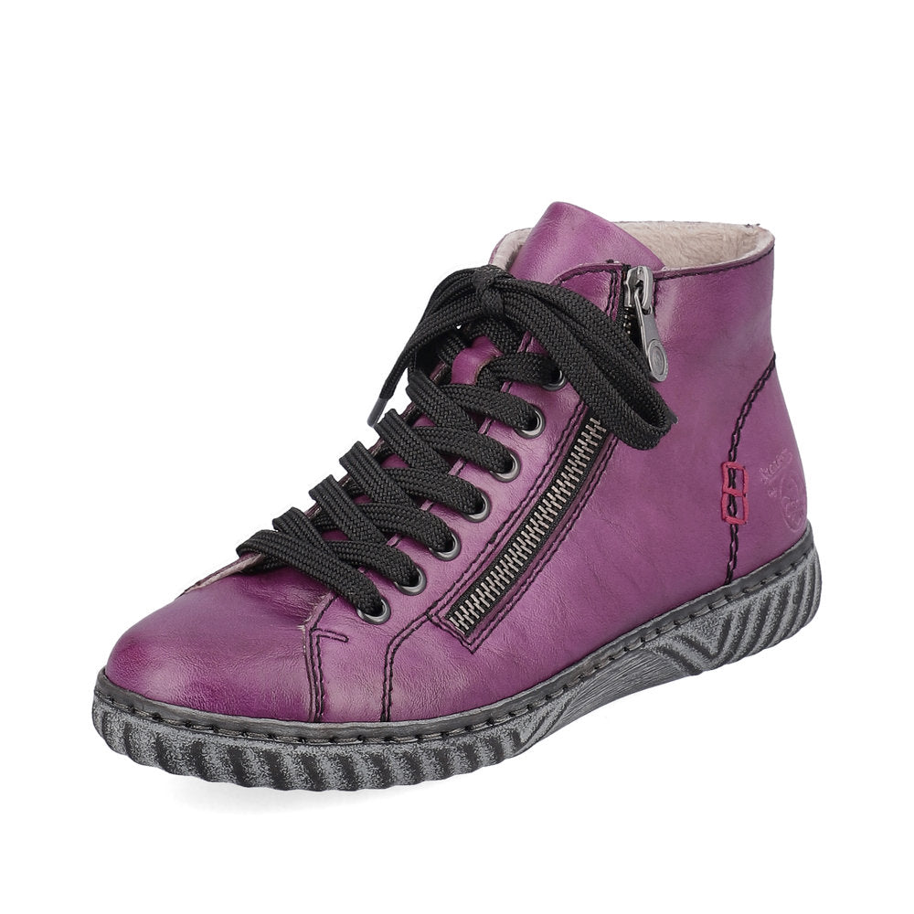 Rieker N0921-30 Edna Purple Boots