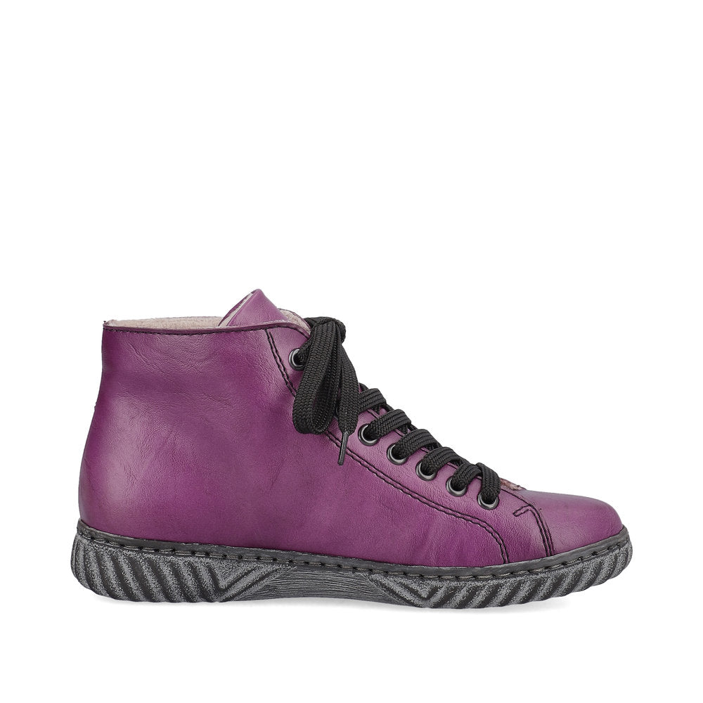 Rieker N0921-30 Edna Purple Boots