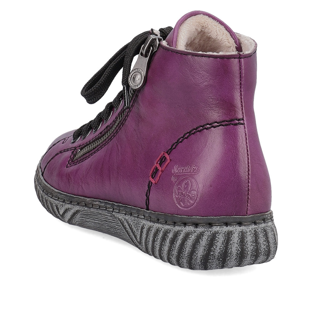 Rieker N0921-30 Edna Purple Boots