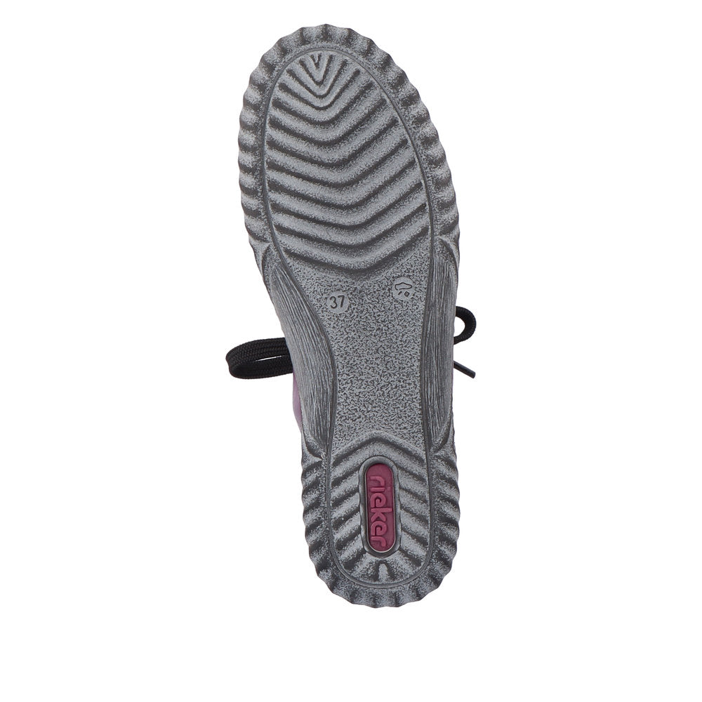 Rieker N0921-30 Edna Purple Boots