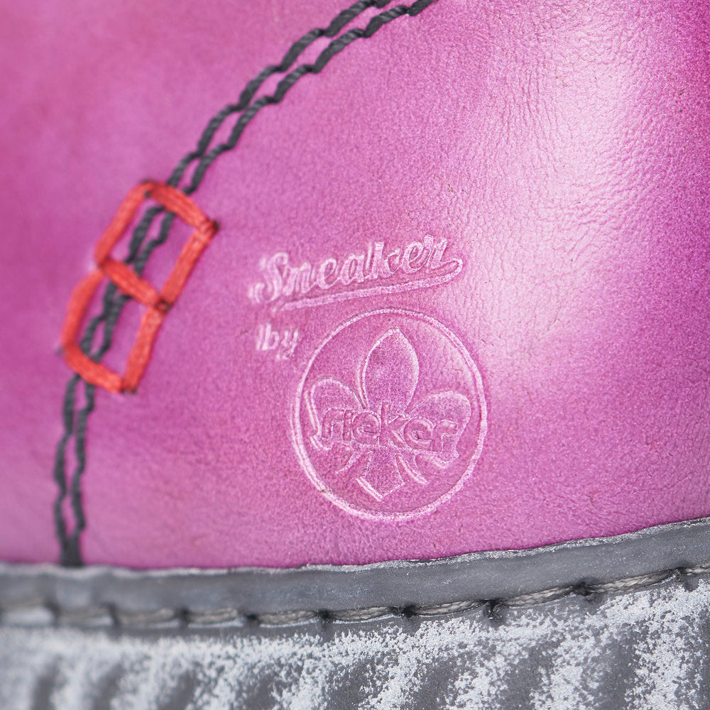 Rieker N0921-30 Edna Purple Boots