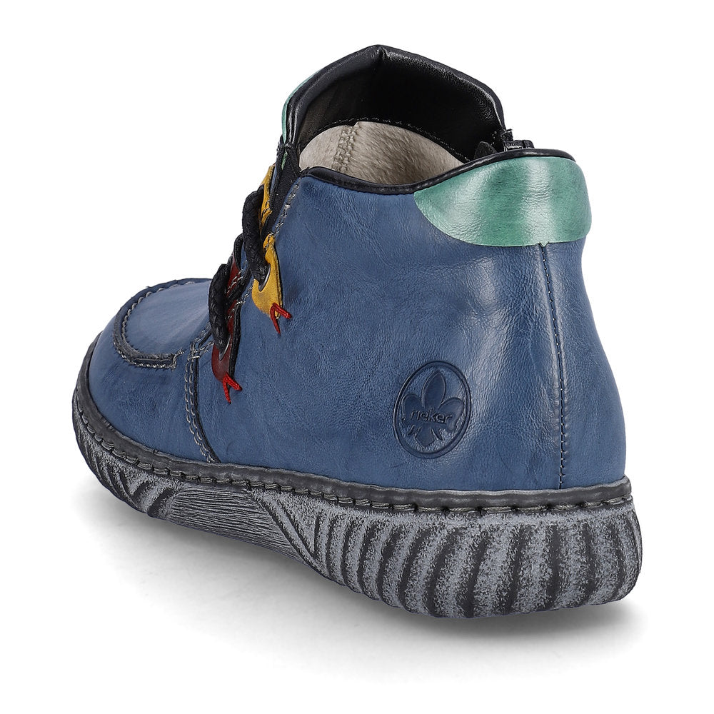 Rieker N0959-14 Edna Royal/Maigruen/Wine/Honey Boots