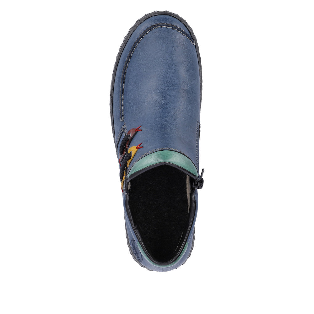Rieker N0959-14 Edna Royal/Maigruen/Wine/Honey Boots