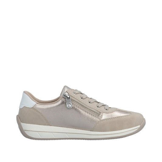 Rieker N1103-90 Champagne Trainers