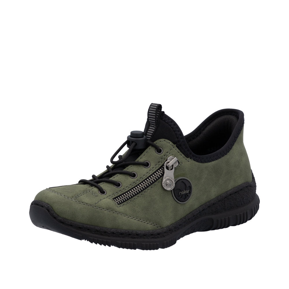 Rieker N3267-54 Green Casual Shoes