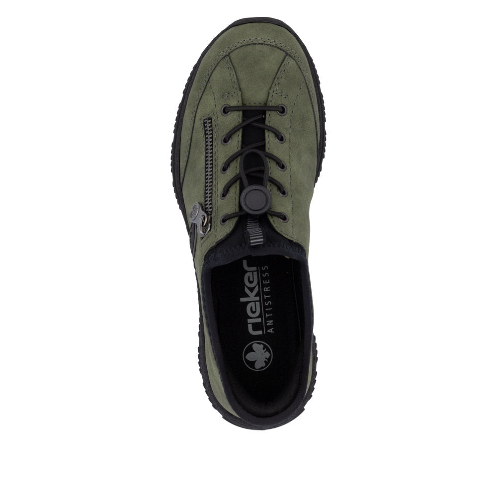 Rieker N3267-54 Green Casual Shoes