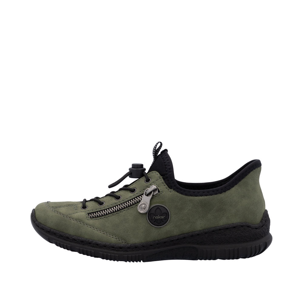 Rieker N3267-54 Green Casual Shoes
